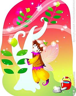 卡通兒童插畫圖片