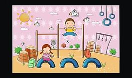 卡通儿童插画图片