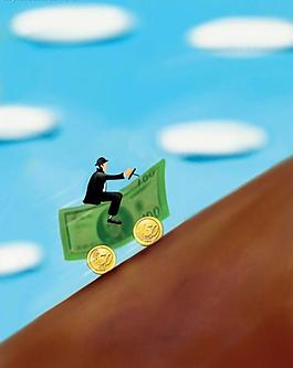 商业金融插画图片