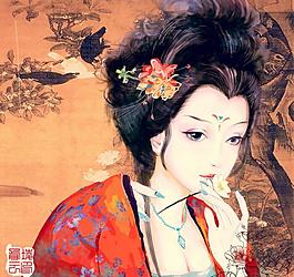美女原畫圖片