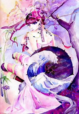 動漫美女圖片