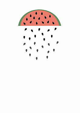西瓜雨圖片