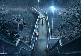 雨夜圖片
