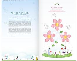 時(shí)尚花紋 版式設(shè)計(jì)圖片