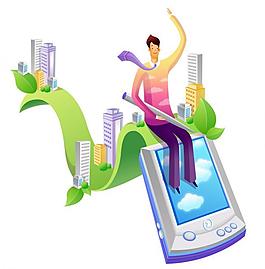 矢量卡通商務(wù)人士圖片