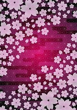 時(shí)尚花紋背景圖片