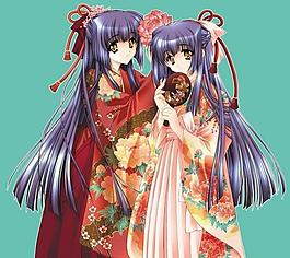 動漫美女圖片