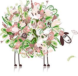 花卉動物圖片