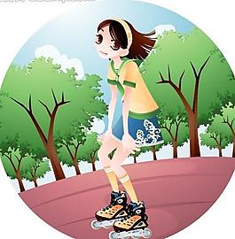 潮流女孩圖片