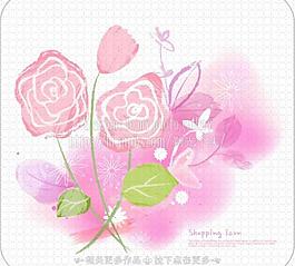 手繪玫瑰花圖片