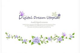 時(shí)尚花紋花邊圖片