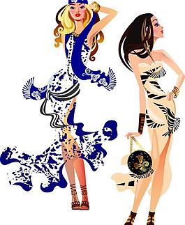 時(shí)尚購(gòu)物美女圖片