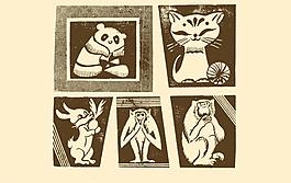 動(dòng)物裝飾畫(huà)圖片