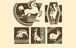 動(dòng)物裝飾畫圖片