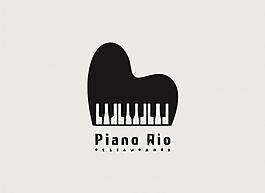 鋼琴logo圖片