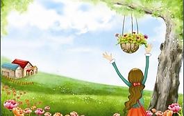 韓國手繪風格插圖圖片