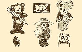 動(dòng)物裝飾畫(huà)圖片