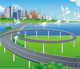 城市建筑效果圖圖片