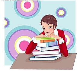 矢量學(xué)生圖片