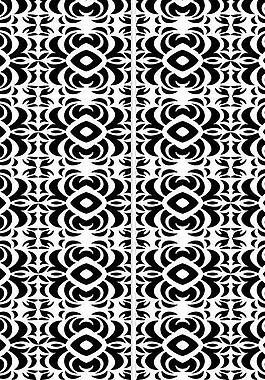 對(duì)稱花紋圖片