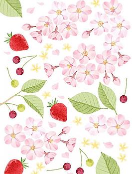 鮮花綠葉圖片