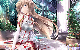 花園里的美女