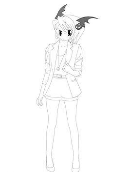 卡通美少女圖片