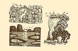 風(fēng)景裝飾畫圖片