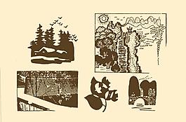 風(fēng)景裝飾畫圖片