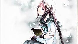 抱著書本的女孩圖片