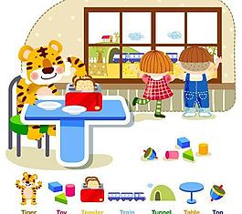 卡通字母t圖片
