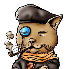 猫插画图片