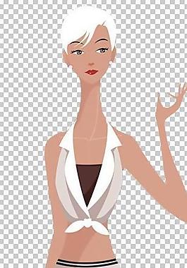 美女插畫圖片