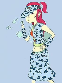 人物插畫設計圖片
