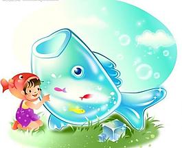 卡通兒童插畫(huà)圖片