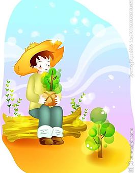 卡通兒童插畫圖片