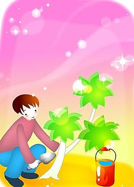 卡通兒童插畫圖片