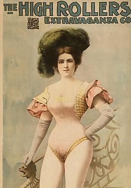 復(fù)古人物插畫圖片