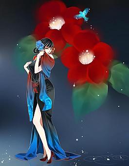 插画的潮流时尚图片