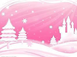 雪國(guó)故事兒童插畫(huà)全圖片