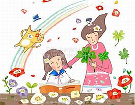 卡通人物插畫圖片