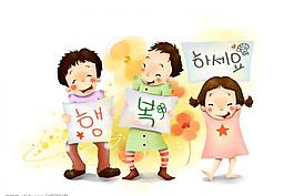 韓國(guó)兒童插畫4圖片