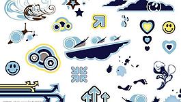 時尚適量插畫圖片
