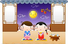 韓國插畫,可愛兒童系列圖片