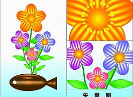 矢量花朵圖片