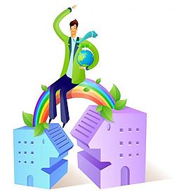 矢量卡通商務(wù)人士圖片