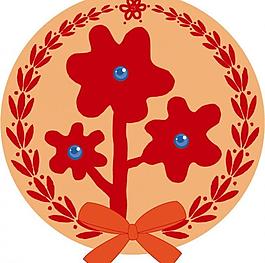 鲜花徽标图片
