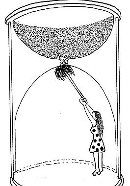 手繪漫畫插圖黑白圖片