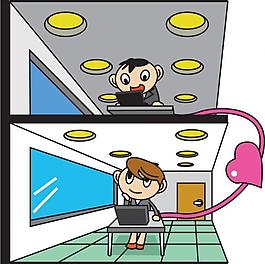 網(wǎng)戀漫畫圖片
