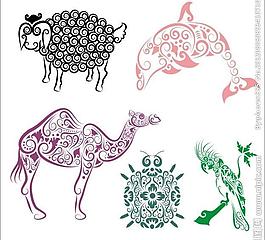手繪動物圖片